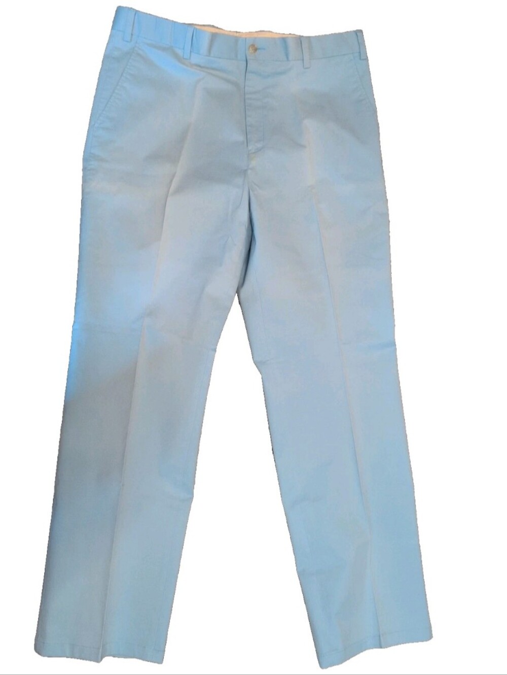 Men's Bobby Jones Pants Size 36 Light Blue Golf Dress Flat Front Straight Leg